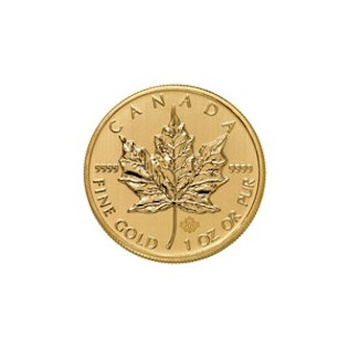1 oz Gold Canadian Maple Leaf